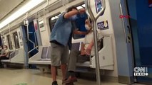 Son Dakika Haberleri: Metroda 'şarkı söyleme' kavgası | Video