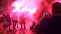 La alegría por el ascenso de la UD Logroñés acaba en celebraciones imprudentes