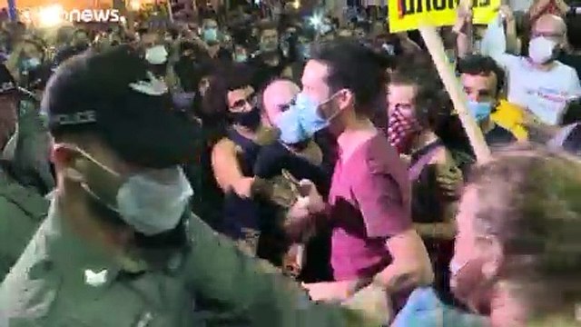 Protestos em Israel contra resposta do Governo à pandemia