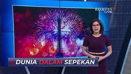 Скачать видео: Meriahnya Pesta Kembang Api di Menara Eiffel, Warga Perancis Rayakan Hari Bastille dari Rumah