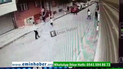 SULTANGAZİ'DE OĞLUNA SALDIRANLARA ATEŞ ETTİ; SALDIRGANLAR BÖYLE KAÇTI