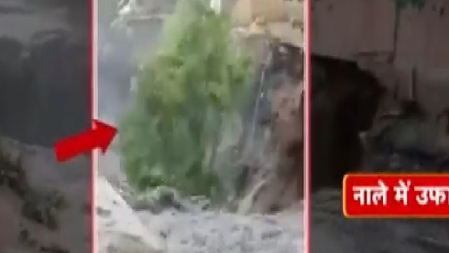 Delhi rains: Houses crumble as drain overflows