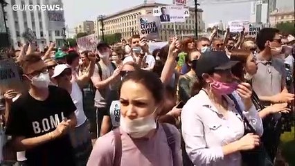 Affaire Sergueï Fourgal : le mouvement de protestation ne faiblit pas à Khabarovsk en Russie