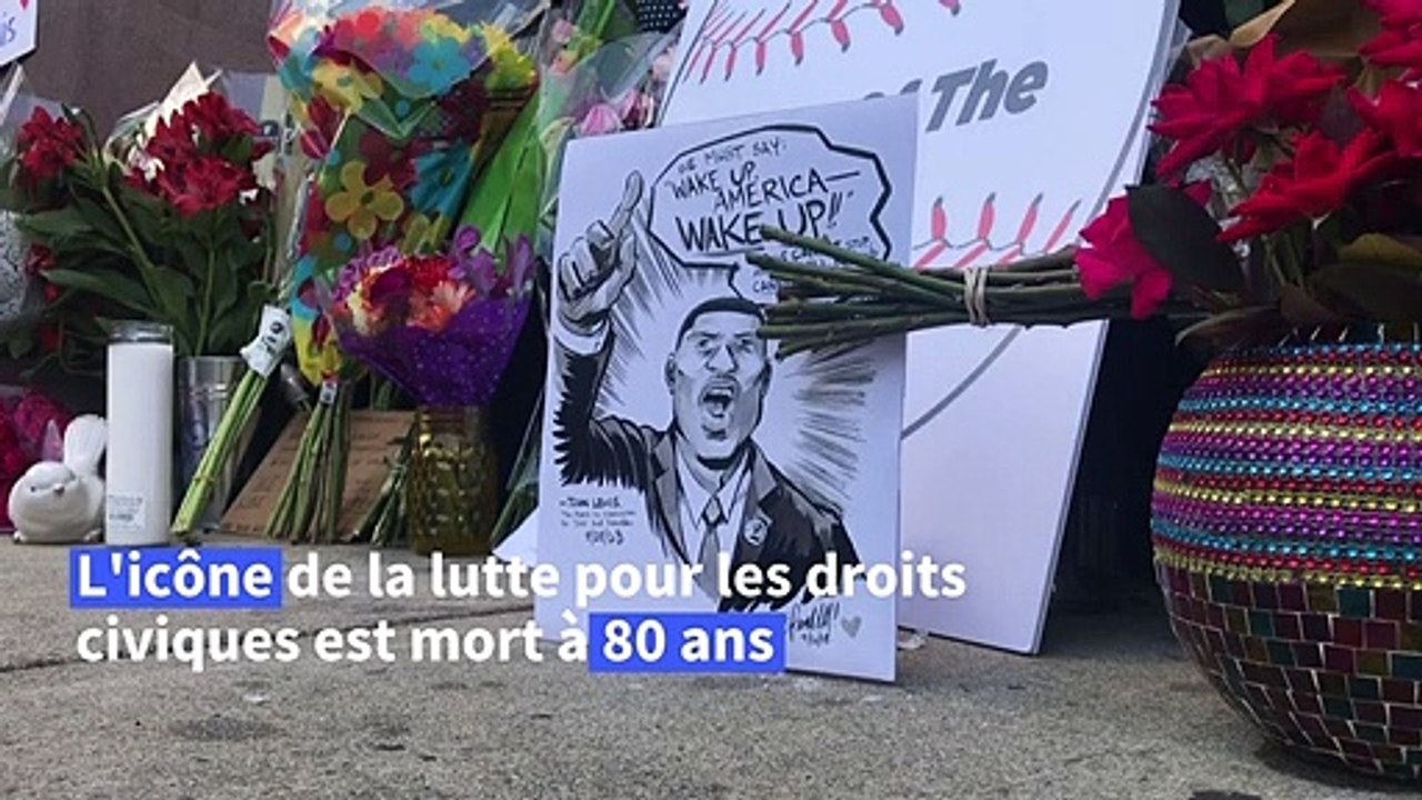 Les habitants d'Atlanta rendent hommage à John Lewis, icône de la lutte pour les droits civiques aux États-Unis