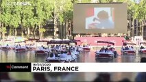 Paris Plages opens with floating cinema on the Seine