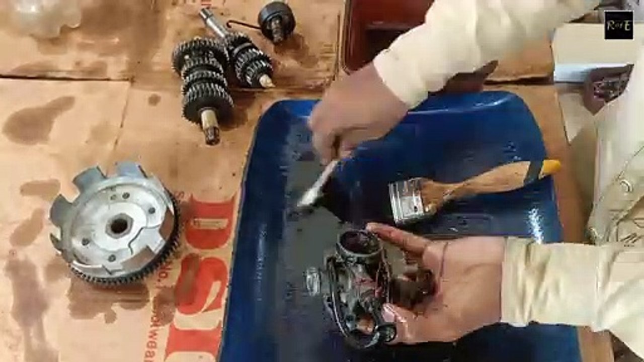 Honda Raccoon 50cc engine restoration   MB50 Engine Restoration (50cc 5 Gear)