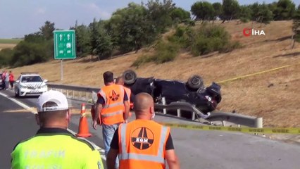 TEM otoyolunda kaza: 1 ölü, 3 yaralı