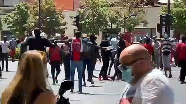 Un grupo de inmigrantes se escapa de una zona confinada por coronavirus en Albacete