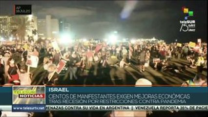 Israel: manifestantes exigen las ayudas que el gobierno prometió