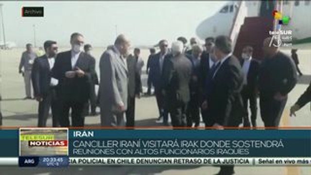 Canciller de Irán se reunirá con altos funcionarios iraquíes