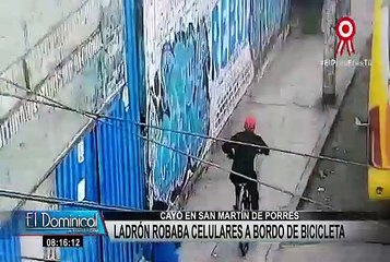 SMP: sujeto robaba celulares a bordo de una bicicleta
