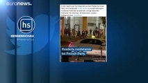 Una batalla campal contra la policía en Fráncfort se salda con 39 detenidos y 5 agentes heridos