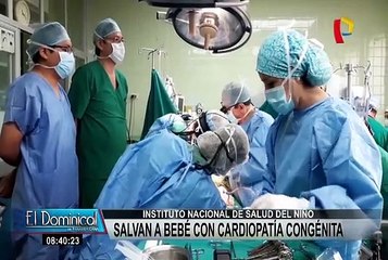 INSN-Breña: salvan a bebé con cardiopatía congénita