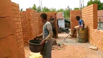 3.5lakhs 2bhk house in Interlocking bricks