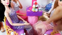Barbie Horse Carriage Disney Princess Surprise eggsدمية باربي حصانBarbie Carrinho de Ca