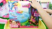 Barbie Pool & Slide Water Park Pool party, Barbie Swimming Puppy باربي Barbie Piscina & Deslizar