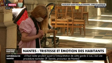 Nantes : tristesse et émotion des habitants