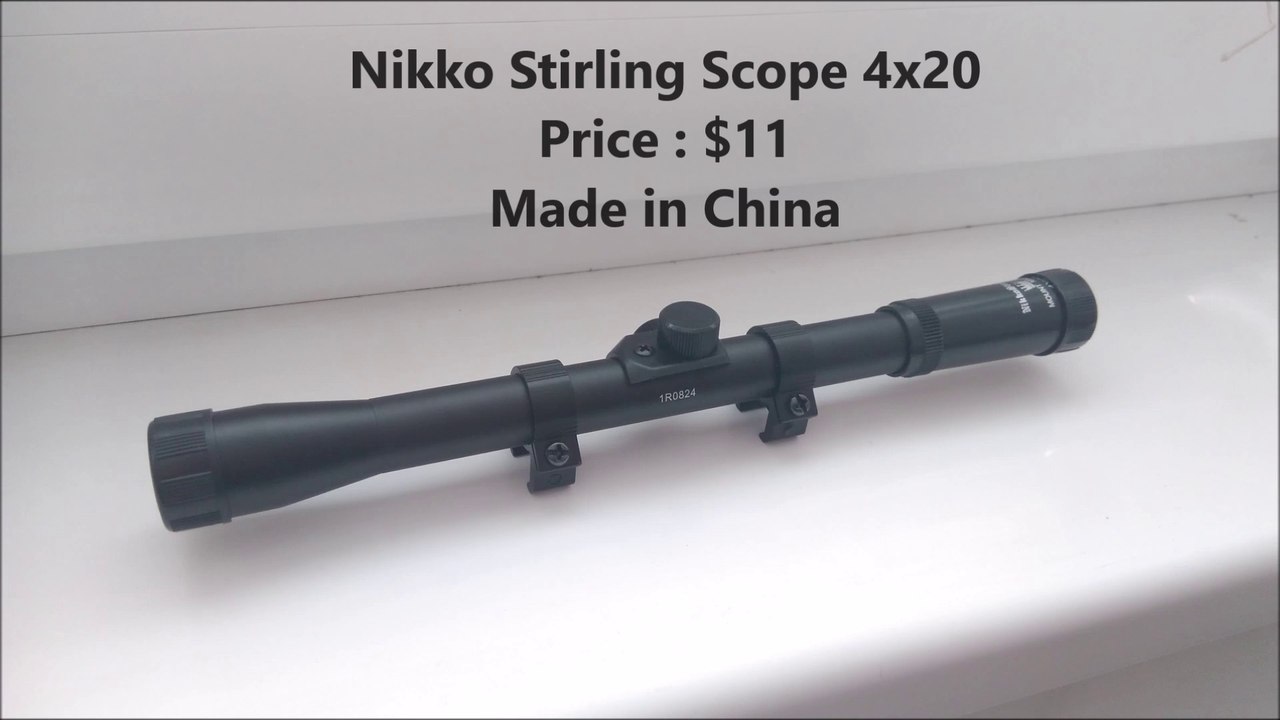Nikko Stirling Mount Master 4x20 Scope