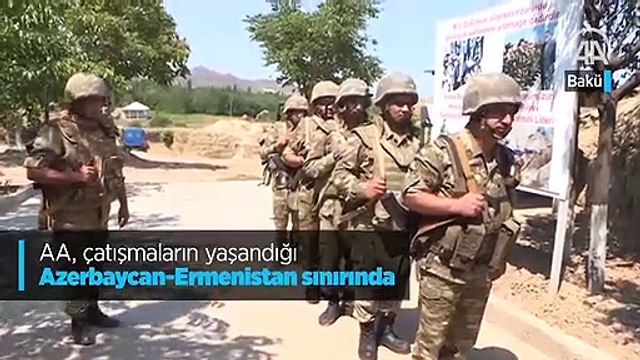AA, çatışmaların yaşandığı Azerbaycan-Ermenistan sınırında