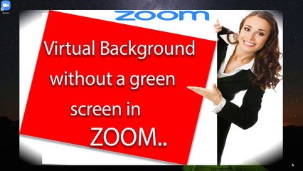 How to set a Virtual Background in ZOOM.Set any image as a Video Background in ZOOM in just 2minutes
