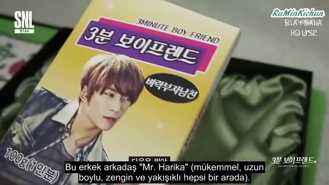 161126 B1A4 Gongchan 3 dakikalık erkek arkadaş SNL K -5 [Türkçe AltyazılıTr Sub]