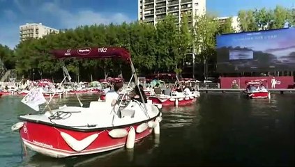 París acoge el primer cine al aire libre sobre el río Sena