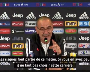 34e j. - Sarri sur son futur : "Avez-vous déjà demandé à un pilote de Formule 1 s'il avait peur de la vitesse ?"