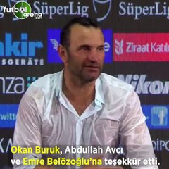 Okan Buruk, Abdullah Avcı ve Emre Belözoğlu'na teşekkür etti