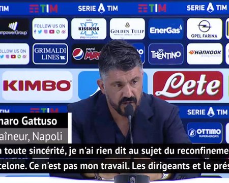 Coronavirus - Gattuso inquiet au sujet du reconfinement à Barcelone