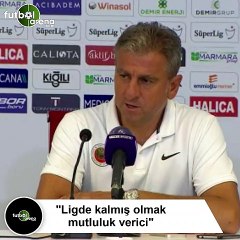 Hamza Hamzaoğlu: "Ligde kalmış olmak mutluluk verici"