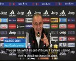 Sarri not worried about his future at Juventus