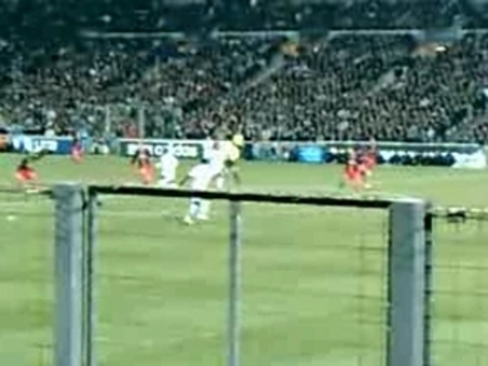 En direct du match