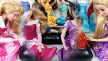 Disney Princess Doll Frozen Elsa and Anna Barbie Arm Wrestling Toy دمية باربي الذراع المصارعة لعبة