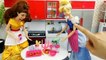 Disney Princess Elsa Kitchen set Barbie doll Kitchen-Oven Fire! Cozinha Boneca Cocina de Muñecas