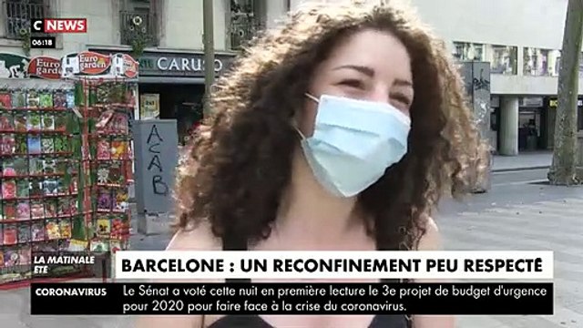 Coronavirus - Espagne : Le confinement a beaucoup de mal à passer à Barcelone alors que la période estivale bat son plein