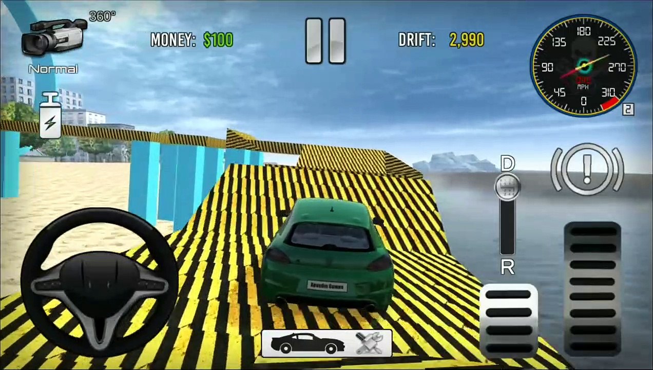Escaping Police On A Green Slow Hatchback Car - Dr(720P_HD)_1