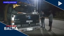 Tatlong lalaki na nahuli sa aktong nagpupuslit ng kahoy, arestado