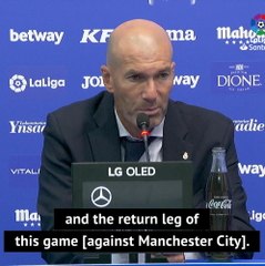 Real Madrid need a break before Man City match - Zidane