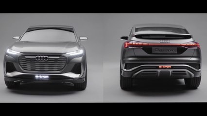 Definierte Dynamik - das Design des Audi Q4 e-tron Sportback concept