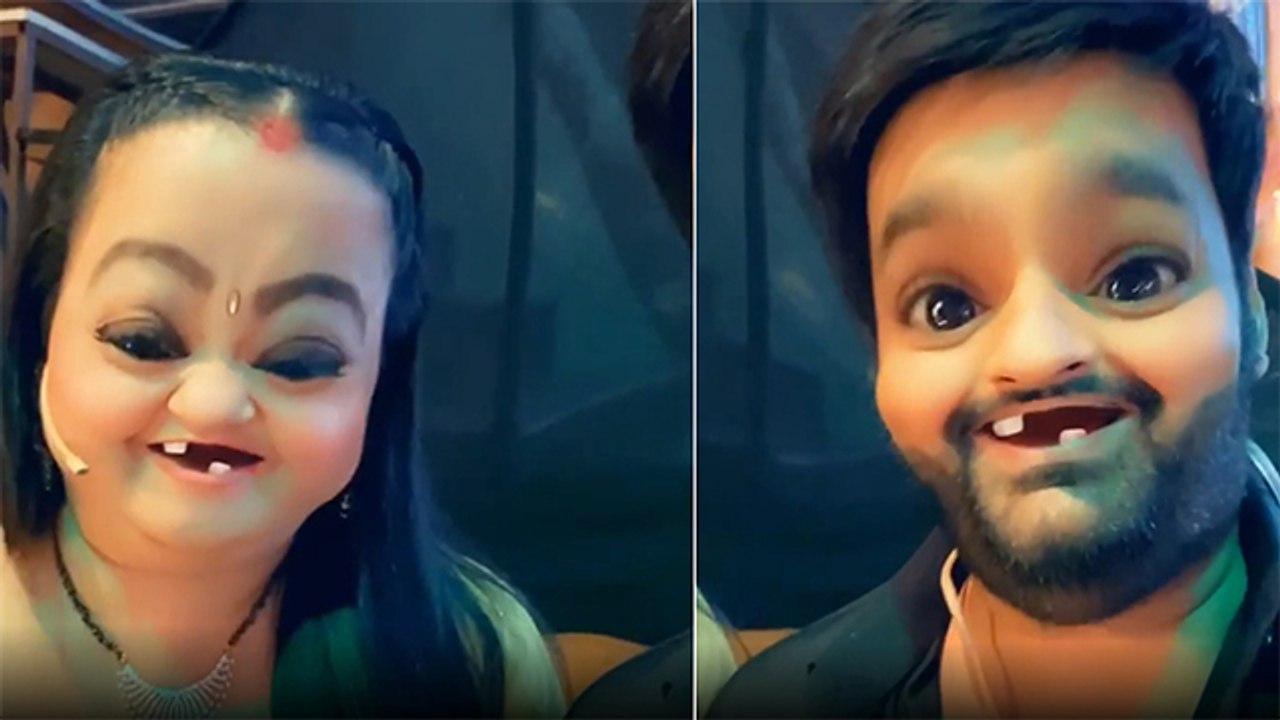 Bharti And Kapil's Back Stage Fun During The First Day Shoot Of Kapil Sharma Show