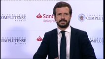 Casado lamenta que Sánchez haya llegado a Bruselas 