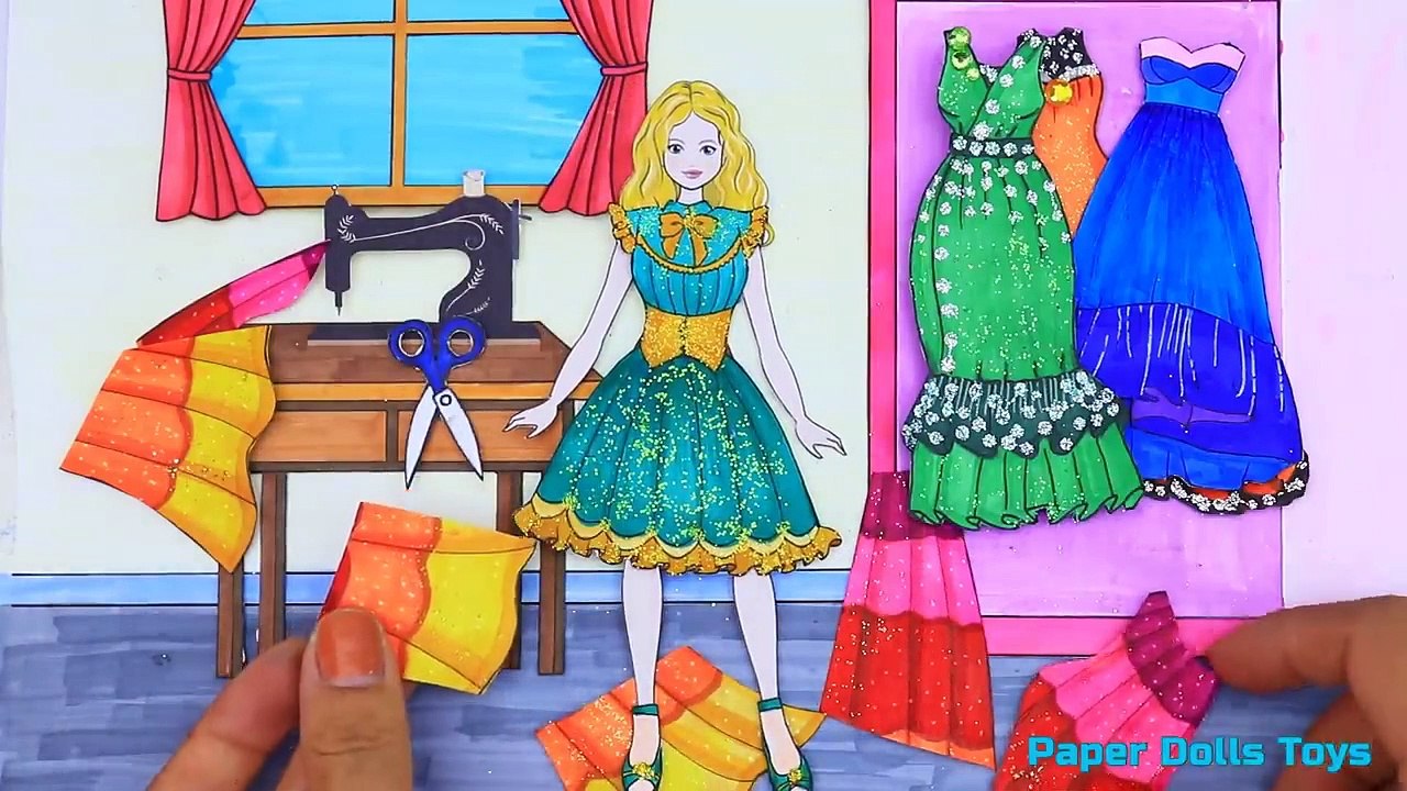Paper dress cheap doll