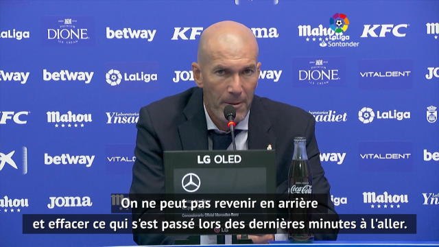 Real Madrid - Zidane : Nous avons besoin de repos avant de penser à Manchester City