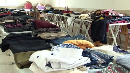 Cami hayır mağazasına dönüştü, ihtiyaç sahiplerinin yüzü güldü