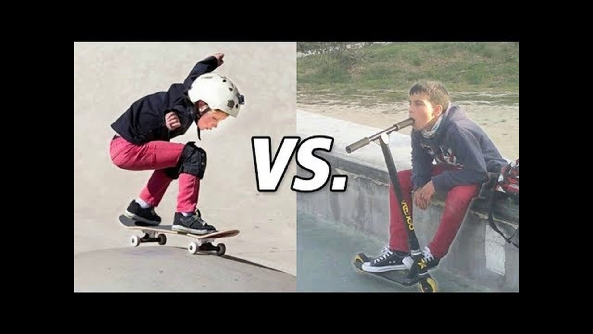 ⁣Skateboard Kids vs Scooter Kids