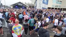 Leeds United Fans Celebrate at Elland Road