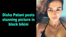 Disha Patani posts stunning picture in black bikini
