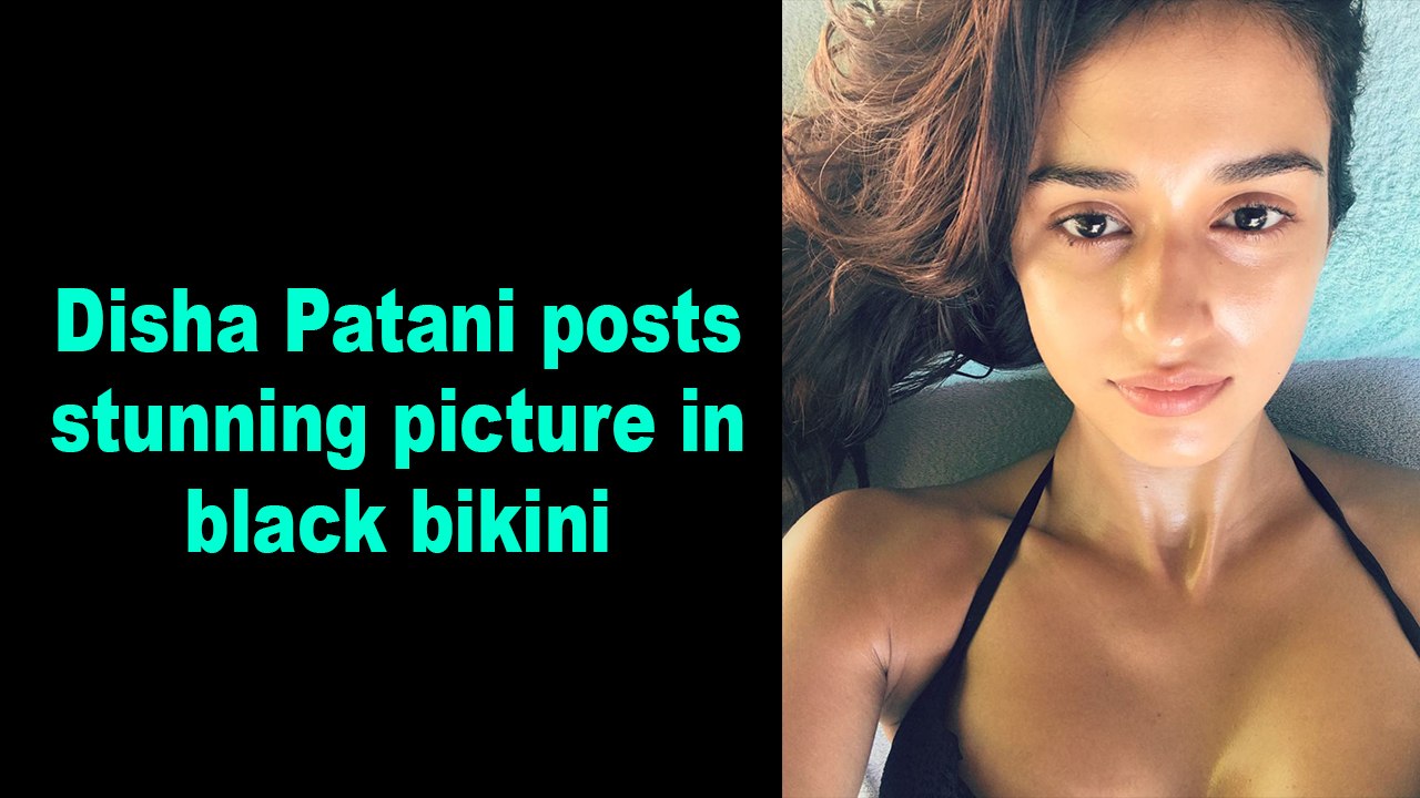 Disha Patani posts stunning picture in black bikini
