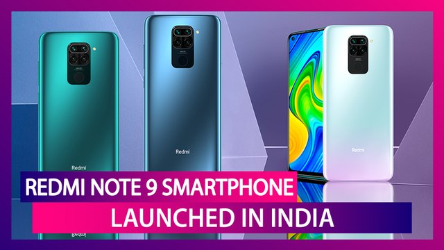 Redmi Note 9 With A 5,020mAh Battery Launched In India; Check Prices, Features, Variants & Specs