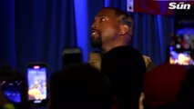 Sobbing Kanye West admits he & Kim Kardashian nearly aborted North at his first presidential rally